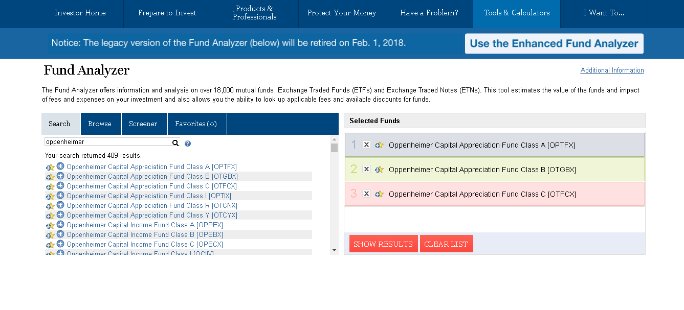 The Best Free Way To Compare Mutual Funds And Show Index Fund And ETF ...